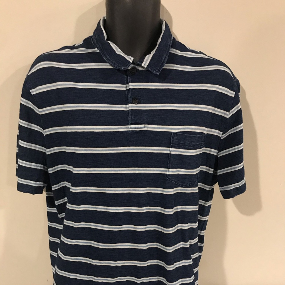 Ralph Lauren Shirt Blue White stripes